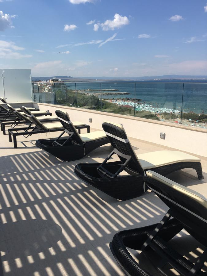 Appartamento Golden Sea View Penthouse Pomorie Esterno foto