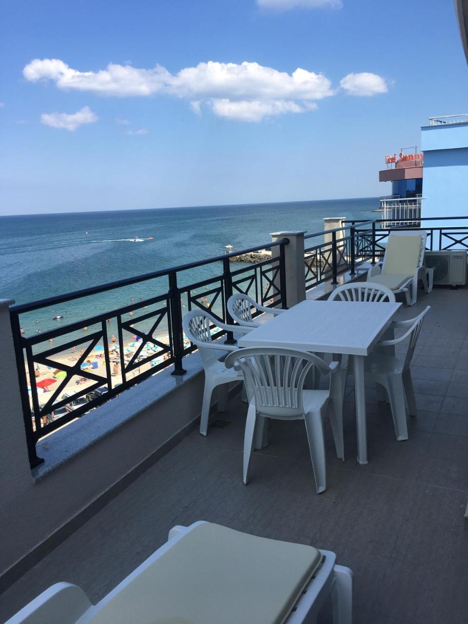 Appartamento Golden Sea View Penthouse Pomorie Esterno foto